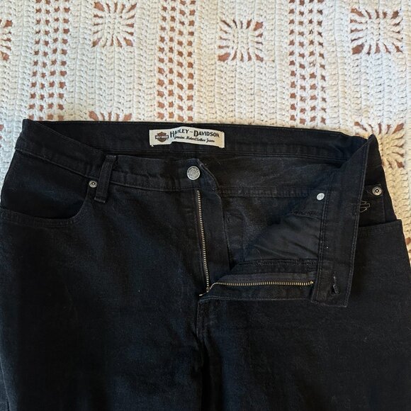 Womens Harley-Davidson Straight Leg Riding Jeans - Picture 1 of 6